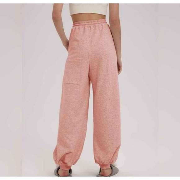 Nap pink balloon cotton sweatpants - Picture 4 of 10
